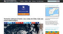 Desktop Screenshot of cazatormentas.com